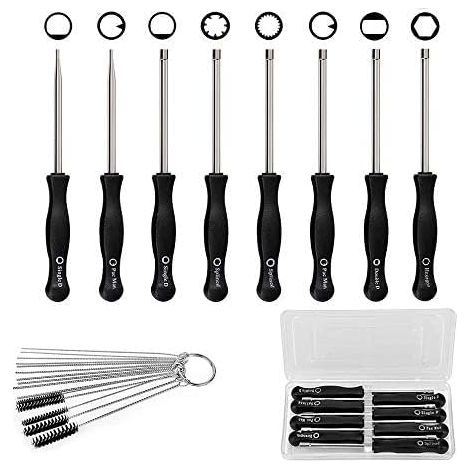 8 pcs Outil de réglage du carburateur Kit de Tournevis pour carburateur à 2 Cycles commun Réglage du Petit carburateur Moteur Réglage de l'outil de réglage (1/5)