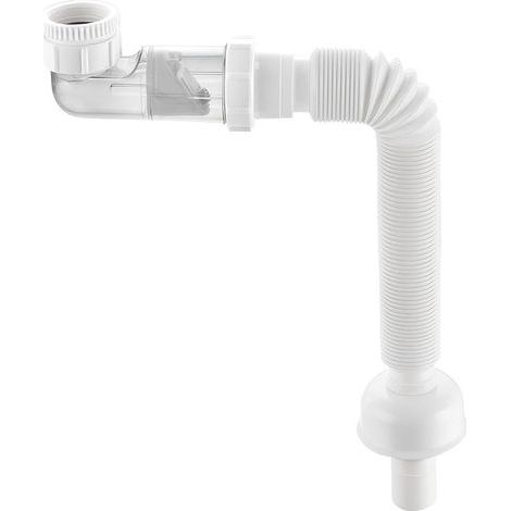 1 Pièces Tuyau d'Évacuation Flexible et Anti-Odeurs, pour Raccords d'Évier de Cuisine et de Salle de Bain G1 1/4" et G1 1/2" (1/5)