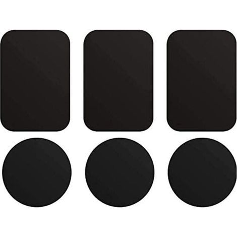 placas metálicas, placas metálicas para soporte magnético de coche, con adhesivo para soporte magnético de teléfono (1/4)