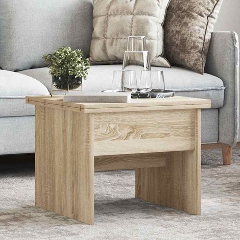 Coffee Table Sonoma Oak 55 x 54.5 x 45 cm Engineered wood vidaXL (1/5)