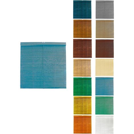 Persiana de Madera Alicantina con Polea Metálica - Estor Enrollable para Ventanas, Puertas, Salón (1/5)