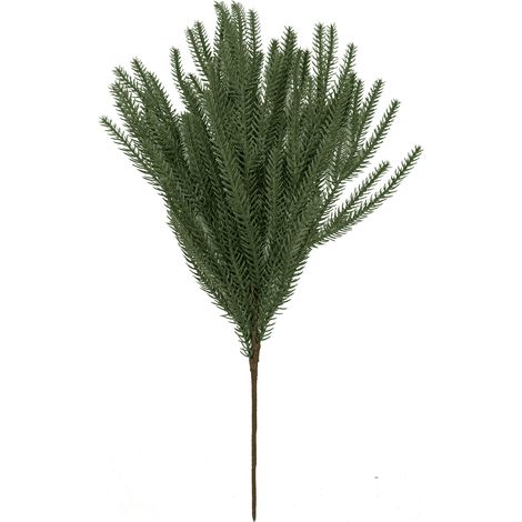 Brindille - Branches Artificielles De Cèdre - 45 cm - Pour Décoration Intérieure Et Extérieure - Couronne Guirlande Vase DIY - Lot De 12 (1/5)