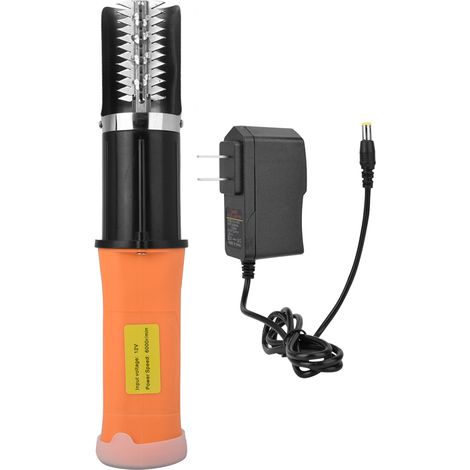 Décapeur à écailles électrique pour poissons, puissant grattoir à écailles et nettoyeur décapant (110V-240V US)