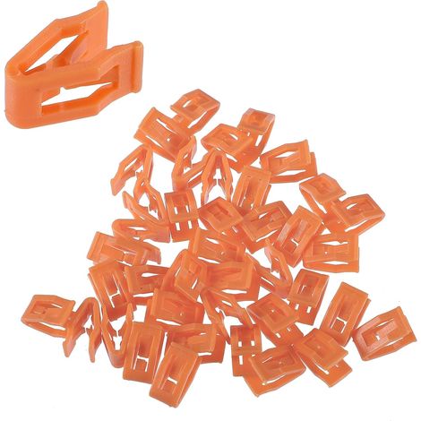 Sollbry Clips para molduras de coche Ford y Dodge - 40 piezas naranjas (1/5)
