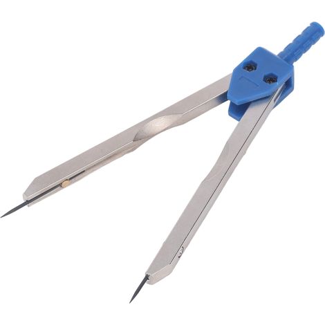 Compas de mesure EKG en acier inoxydable, règle 0-2,4 pouces, outil de traçage pour soins infirmiers, bleu (1/5)