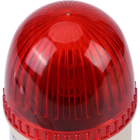 Feu clignotant LED strobe 15W 220V AC rouge pour machine-outil industrielle, signalisation lumineuse, 1 pièce (1/5)