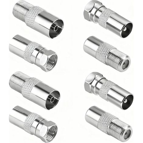 Adapter von F-Buchse auf 9,5-mm-Buchse (Zoll) – Adapter von F-Buchse auf 9,5-mm-Stecker (F8) (1/5)