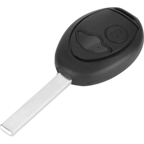 Schlüsselgehäuse, 2-Tasten-Autoschlüsselgehäuse für MINI One Cooper S R50, schwarz (1/5)