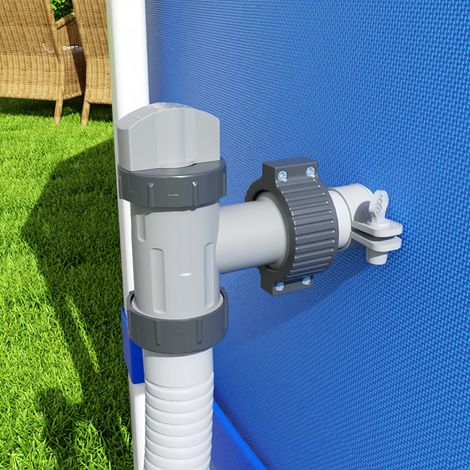 Ensemble de vanne à piston pour piscine – compatible avec les raccords de tuyau de vidange 26004E (1/5)