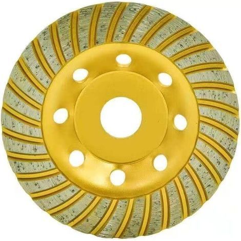 Disque Meule Diamant 180 à Poncer Béton Granit Pierre. Meule poncage surfacege Meuleuse 180 Professionnelle,AAFGVC (1/3)
