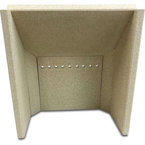 Habillage de foyer pour poêles à cheminée Paris – 6 pièces en vermiculite – Dimensions optimales pour modèles Fireplace – Compatible avec Oslo, Brasil, Agra – Kaminxpert (1/5)