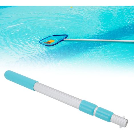 Manche télescopique en aluminium et ABS pour épuisette de piscine, accessoire de nettoyage (1/5)
