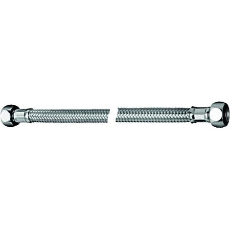 Tubo flessibile clean-fix SCHELL con dadi a risvolto da 2 3/8 pollici, cromato 300 mm