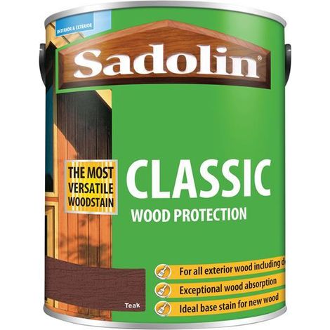 Sadolin Classic Wood Protection Teak 5 litre SAD5028463