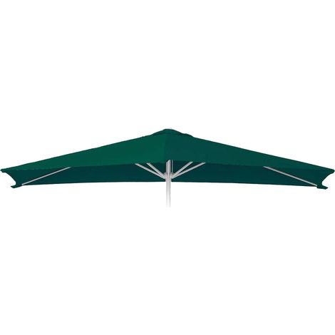 Funda de recambio para sombrilla N23, funda de recambio para sombrilla, 2x3m rectangular de tela/textil 4,5kg UV 50+, verde