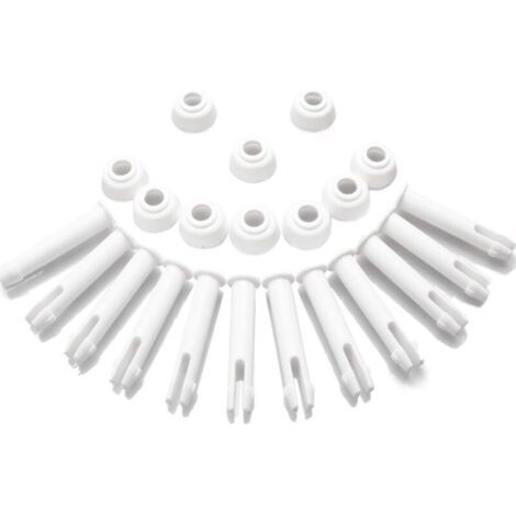 12 goupilles en Plastique de Piscine et 12 Joints , pour piscines métallique Rond 13'-24 'Intex et piscines à Cadre métallique rectangulaire,Intex 28270-28273 (5.5cm/2.16in) (1/5)