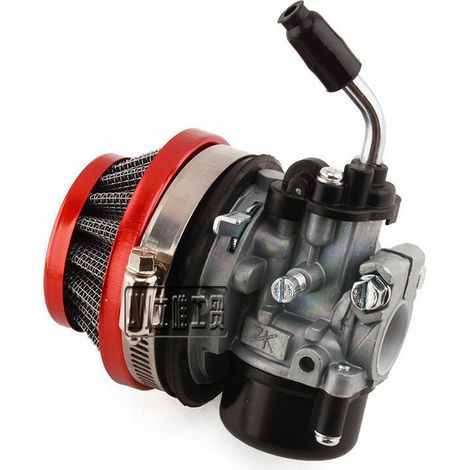 royaluxe - Carburateur de rechange pour scooter mini pocket bike dirt bike avec moteur 47cc 49cc 2 temps avec filtre à air et joint et bougie (1/3)