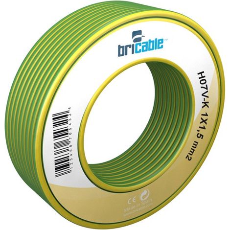 CAVO LINEA FLESSIBILE GIALLO/VERDE H07V-K R/10M - 1,5