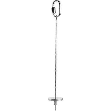 Porte-légumes suspendu en acier inoxydable pour perroquets, jouet d'alimentation pour fruits et légumes, taille S, idéal pour nourrir oiseaux en cage.
