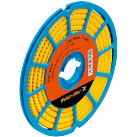 Weidmüller CLI C 1-3 GE/SW 1 CD Anello segnafili Legenda (segnacavi) 1 Intervallo diametro esterno 2.5 fino a 5 mm 1568