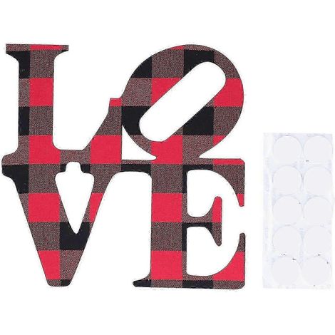 Décoration murale de Noël en bois, lettre anglaise, pour la maison (1/5)
