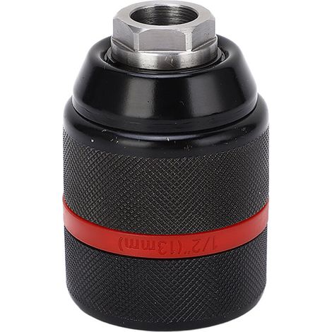 1/2-20UNF Schnellspannbohrfutter, selbstspannendes elektrisches Bohrfutter, Spannbereich 2-13 mm, 63 mm/2,5 Zoll Sechskant - Crezuo
