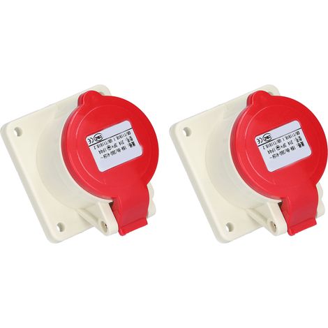 Prise industrielle 16A ZNG314 Connecteur Prise de courant 3P+T IP44 3P+E (1/5)
