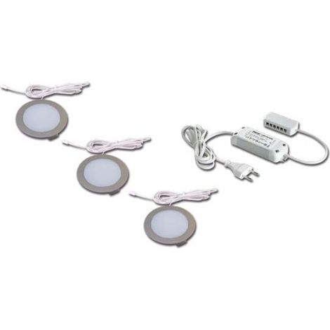 Hera 3er-Set LED-Einbauleuchte 4W ww eds +LED24/15W 61056303002