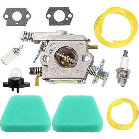 Kit de Carburateur pour 350 351 McCulloch Mac 333 335 338 435 436 438 440 441 442 444 Walbro WT-622 Accessoires de réparation Kits Trimmer et Tuyau Bougie d'allumage (1/5)