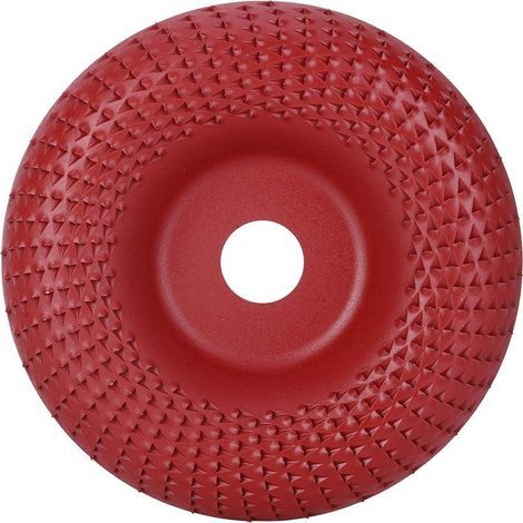 Disque de roue de chaîne de broyeur de 16 mm, disque de chaîne de meuleuse d'angle, accessoires d'outil de menuiserie en acier à grande vitesse(Rouge foncé) (1/5)