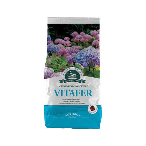 Sulfate ferreux Vitafer 1kg – Agribios – Rénovateur pour pelouse et plantes – 72051