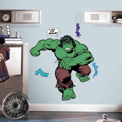 Stickers géants Marvel - modèle Hulk 110x106cm (1/2)