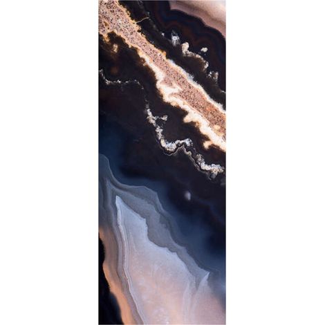 Panneau mural douche en alu-composite VIPANEL - Pierre Décor Cristal Rose - Finition Brillant - 100x255cm (1/5)