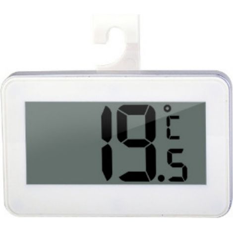 Thermomètre numérique de réfrigérateur, thermomètre de congélateur étanche, haute précision avec alarme et crochet pour cuisine et maison. Fiable pour la conservation des aliments. (1/5)