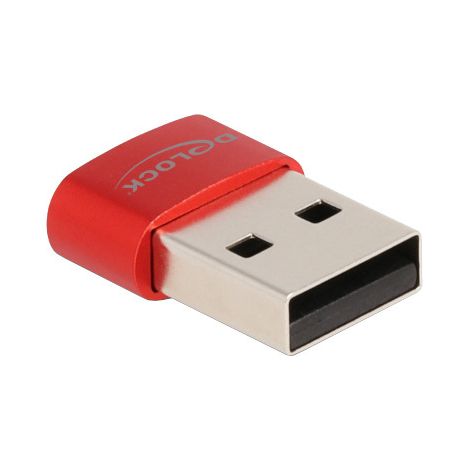 Delock USB 2.0 Adaptateur [1x USB 2.0 type A mâle - 1x USB-C® femelle] 60050 (1/2)