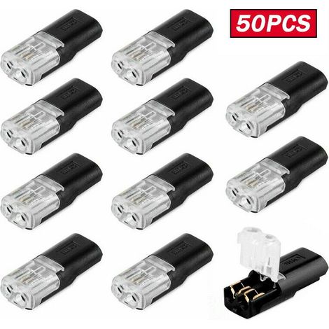 Connecteur Étanche À 2 Broches - Pour Câbles Automobiles Et Électronique Basse Tension - 18 À 22 AWG - 300 V - 10 A - Par Unité (1/5)
