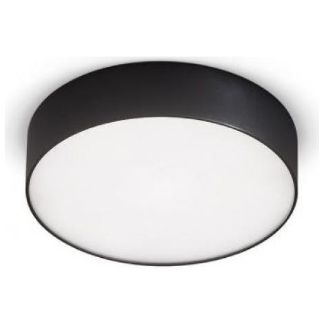 GPL270N- PLAFONIERA IN ALLUMINIO NERA A LED 4000K 1296LM 16W D.17,5CM (1/2)