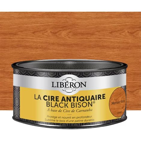 Cire antiquaire LIBÉRON Black Bison Merisier foncé 0,5 L (1/4)