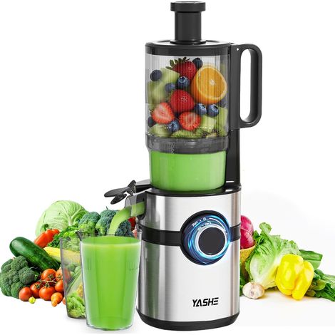 juicer machine con ampio tubo di alimentazione da 12,7 cm per frutta e verdura intere