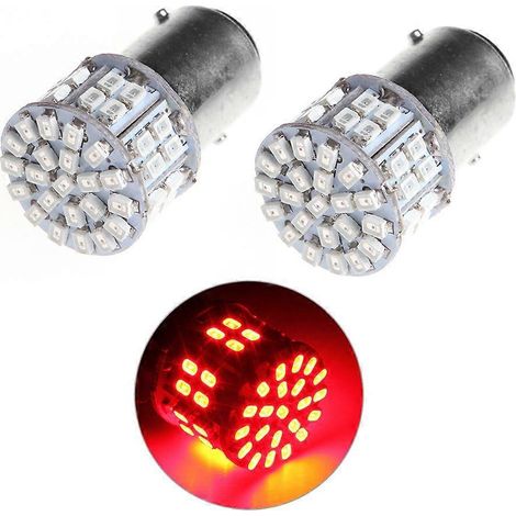 Ampoule de clignotant de voiture 1157 BAY15D 50 SMD 1206 LED, feu stop/arrière (1/4)