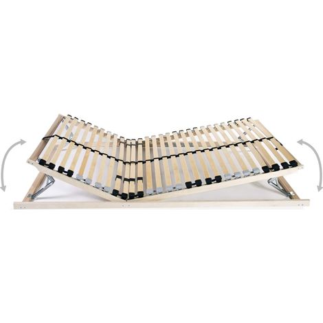 Maison Exclusive - Lattenrost mit 28 Latten 7 Zonen 70x200 cm