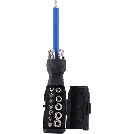 Tournevis multibit Kinzo magnétique télescopique 53 cm