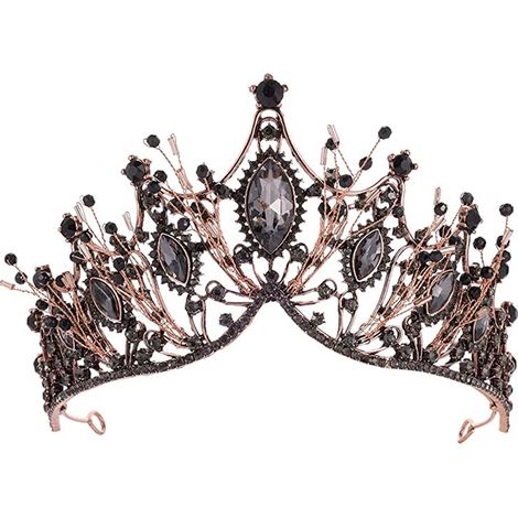 Couronne De Mariée - Couronne En Alliage Avec Strass - Accessoire Pour Cheveux Féminin Pour Mariage Fête Costume - 1 Pièce (1/5)