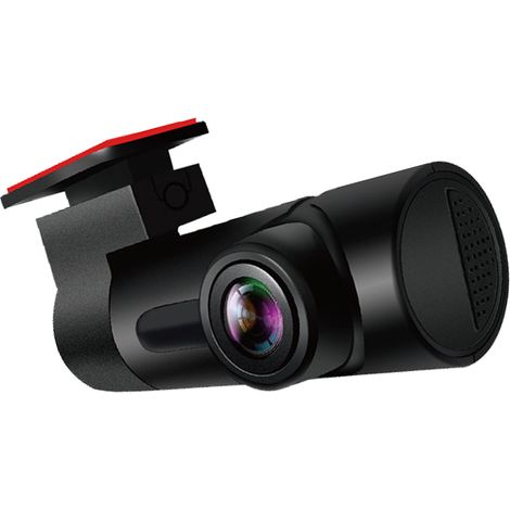 Caméra embarquée 1080p pour voiture avec vision nocturne, Wi-Fi, enregistrement en boucle, surveillance du stationnement et contrôle via application. (1/5)