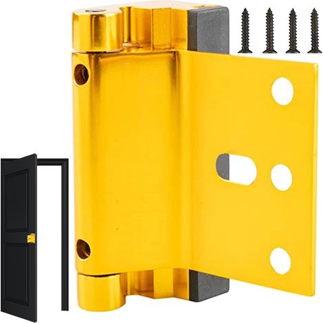 de sécurité de porte, serrure de renfort de porte Serrure de porte haute sécurité en d'aluminium Serrure de porte à l'épreuve des avec 4 vis, serrure (1/5)