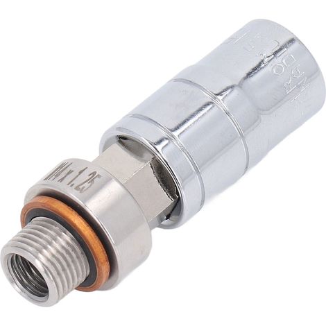Vis de vidange huile moteur M14x1.25 en acier inoxydable avec tête prolongée et clé à molette (1/5)