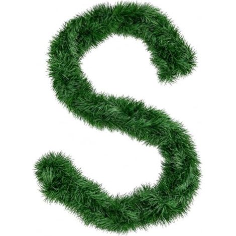 Guirlande de sapin de Noël en plastique vert, 10 m, guirlande de décoration de Noël (1/5)