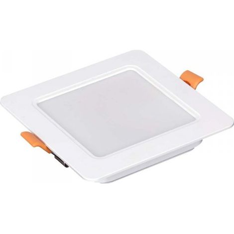 Faretto Led Da Incasso Quadrato 5W 500LM Bianco Neutro 4000K 95X95mm (1/4)