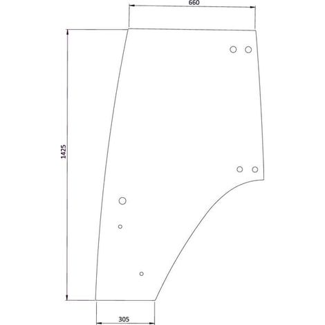 Vetro portiera UNIVERSALE 117810030010KR