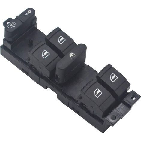 Interrupteur Commande Leve Vitre Bouton électrique pour Fenêtre 1J4 959 857 D pour Golf Jetta Bora Passat B5 Seat Leon Toledo 1J4959857D (1/4)